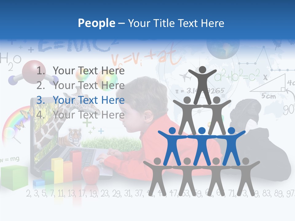 Sitting Little Advanced PowerPoint Template