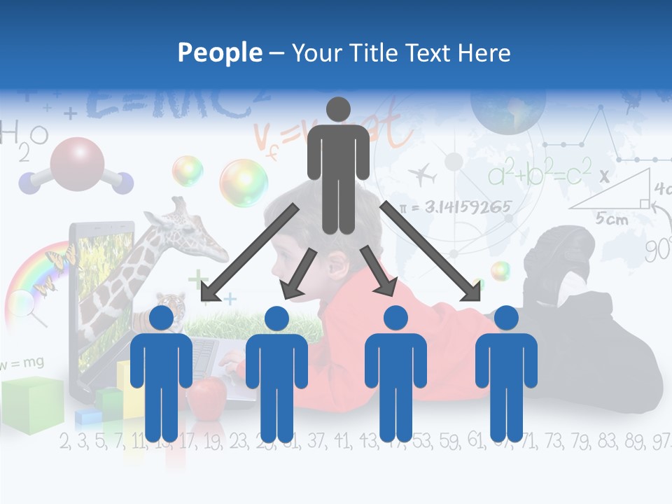 Sitting Little Advanced PowerPoint Template