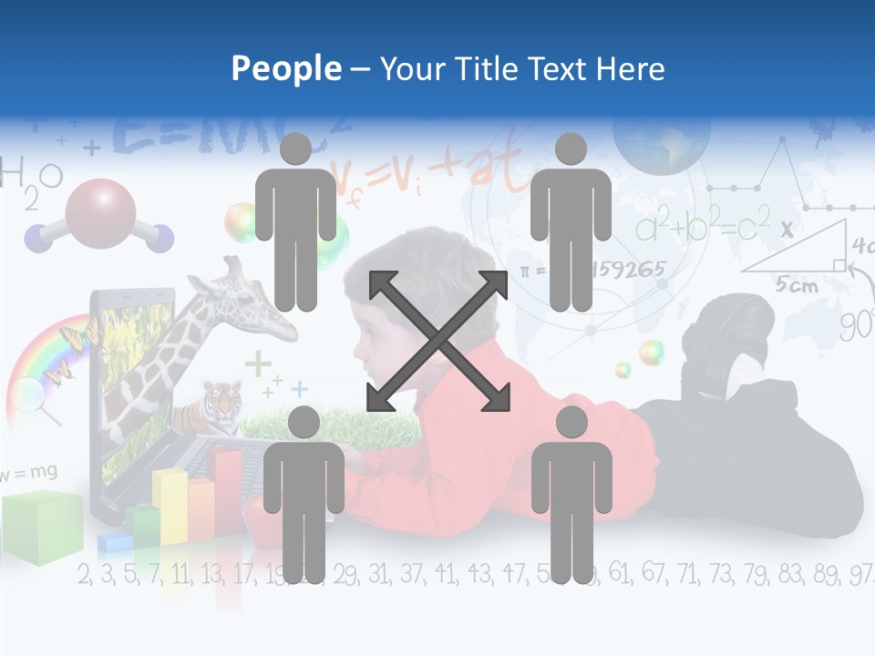 Sitting Little Advanced PowerPoint Template