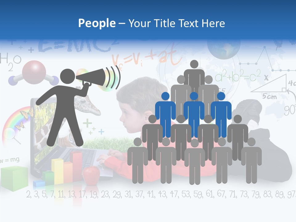 Sitting Little Advanced PowerPoint Template