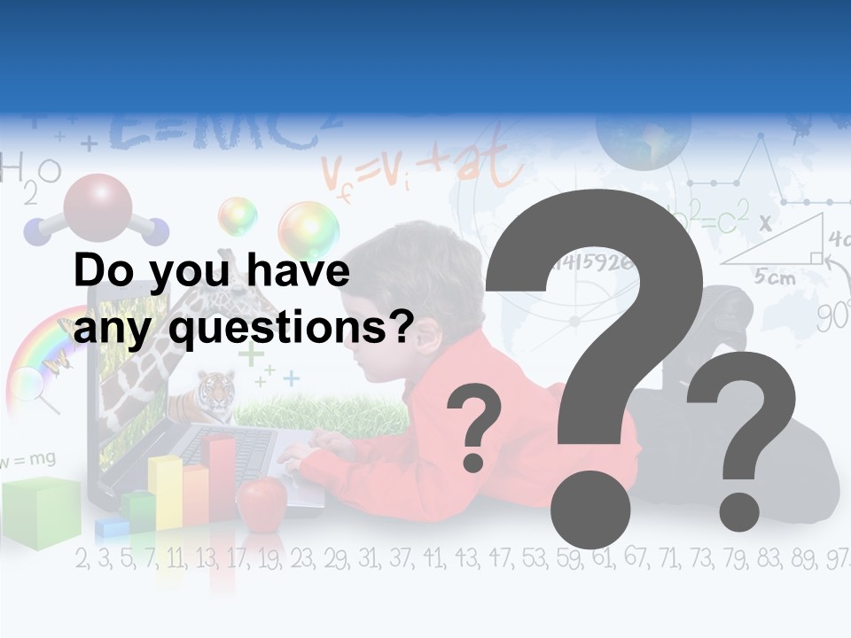 Sitting Little Advanced PowerPoint Template