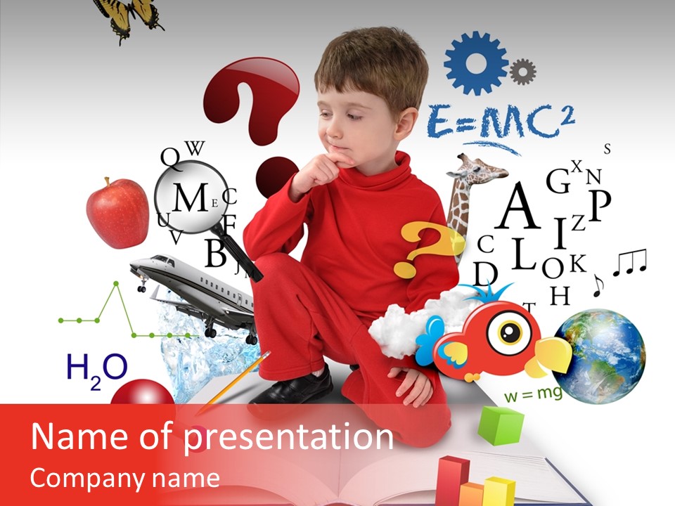 Kid Science Preschool PowerPoint Template