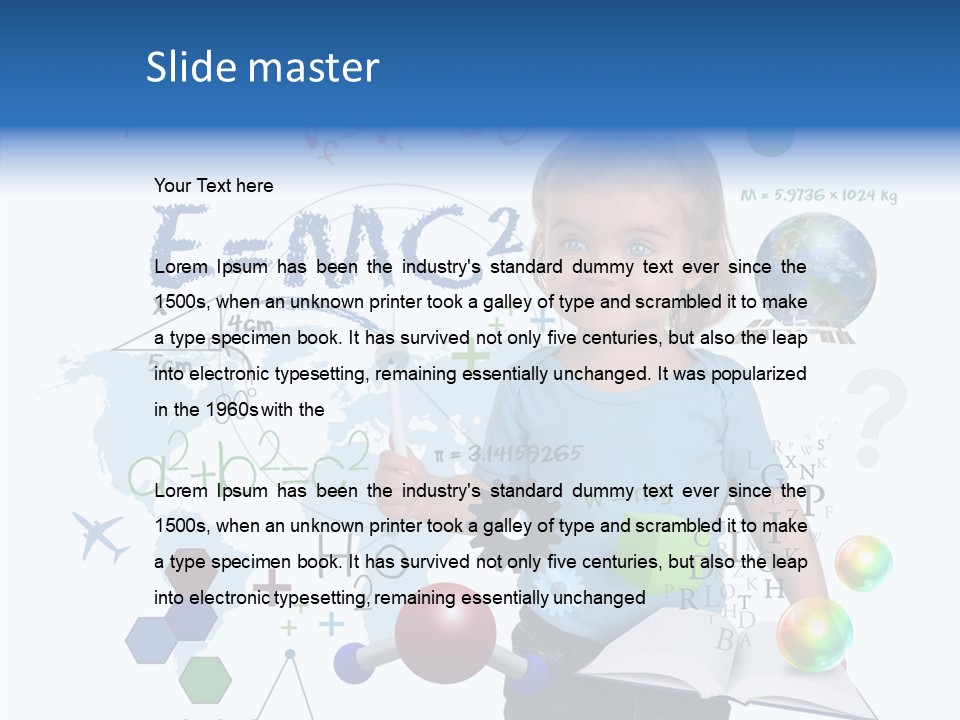 Equation Draw Study PowerPoint Template