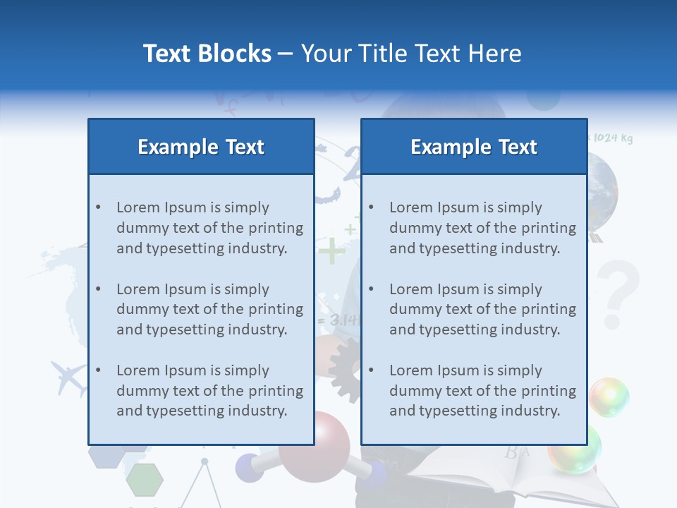 Equation Draw Study PowerPoint Template