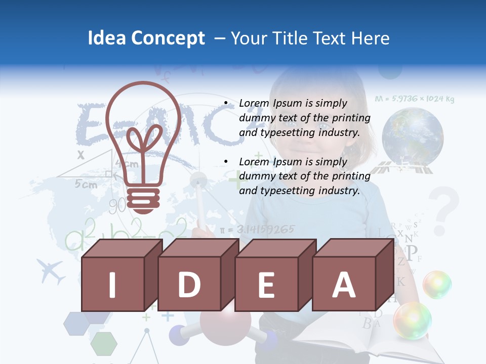 Equation Draw Study PowerPoint Template