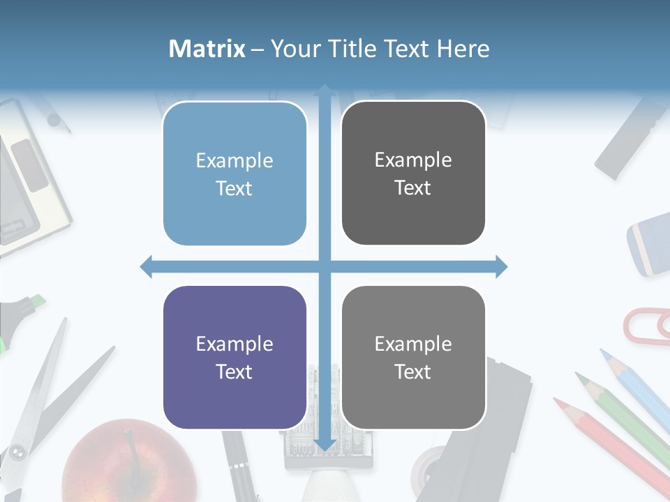 Arbeitsmaterial Radiergummi Zirkel PowerPoint Template