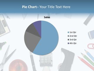 Arbeitsmaterial Radiergummi Zirkel PowerPoint Template