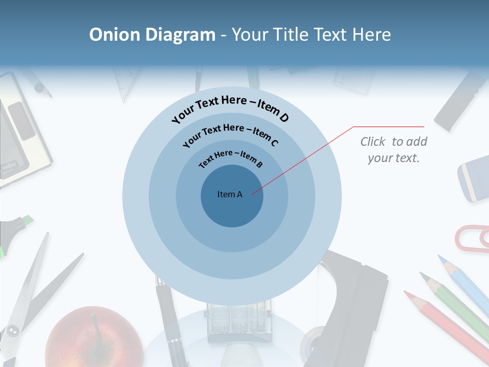Arbeitsmaterial Radiergummi Zirkel PowerPoint Template