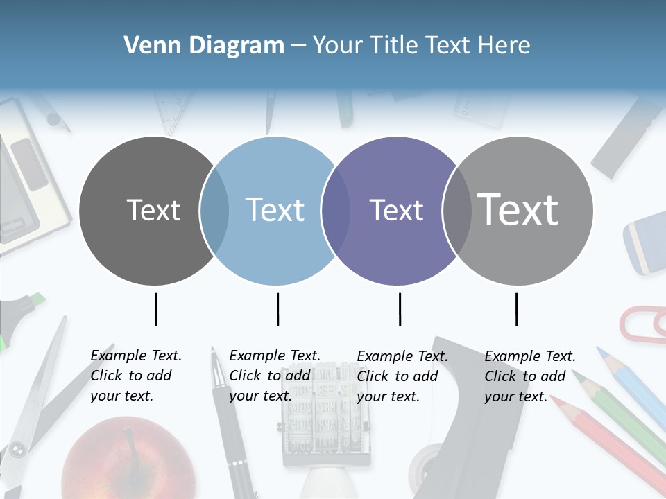 Arbeitsmaterial Radiergummi Zirkel PowerPoint Template