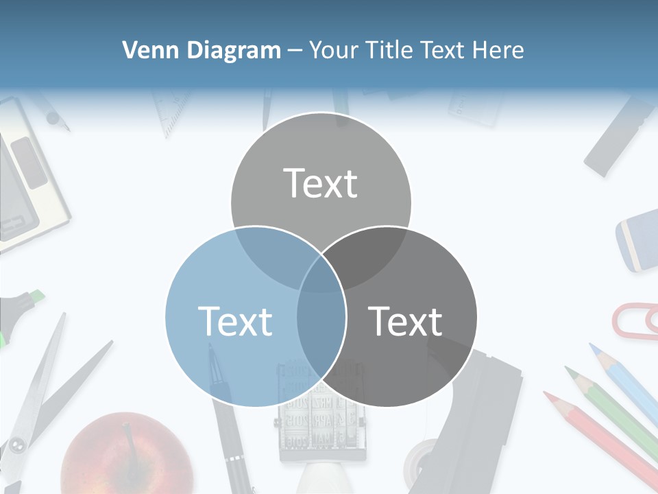 Arbeitsmaterial Radiergummi Zirkel PowerPoint Template