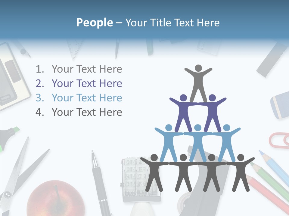 Arbeitsmaterial Radiergummi Zirkel PowerPoint Template