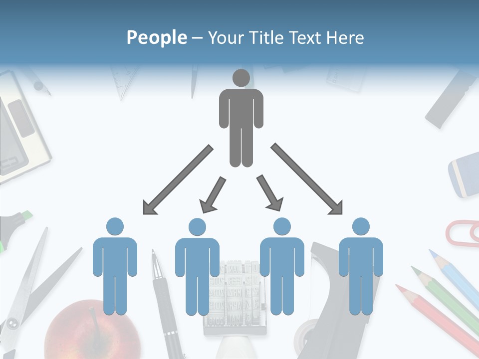 Arbeitsmaterial Radiergummi Zirkel PowerPoint Template