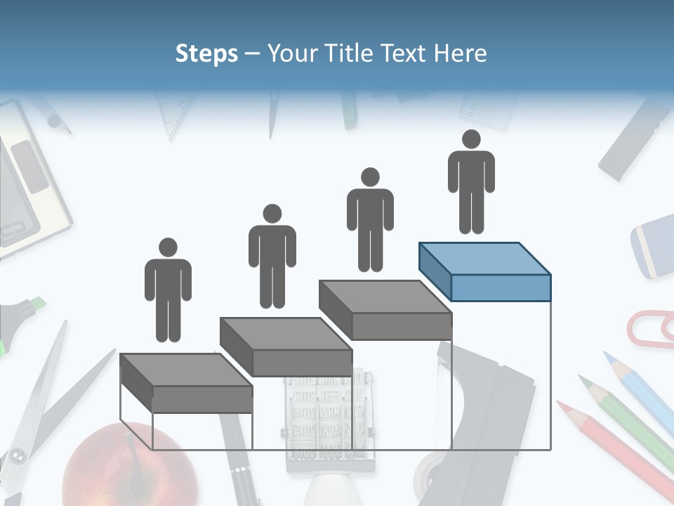 Arbeitsmaterial Radiergummi Zirkel PowerPoint Template