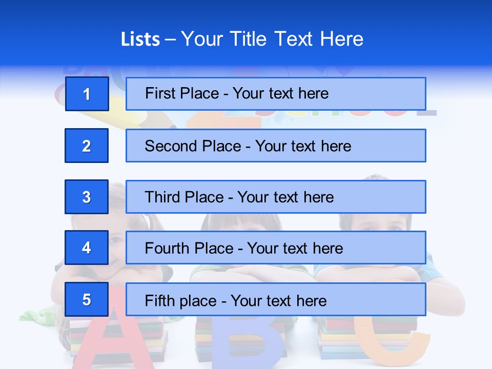 Study Primary Read PowerPoint Template