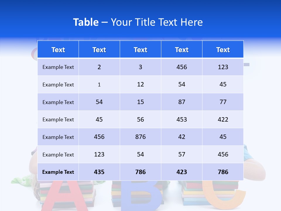 Study Primary Read PowerPoint Template