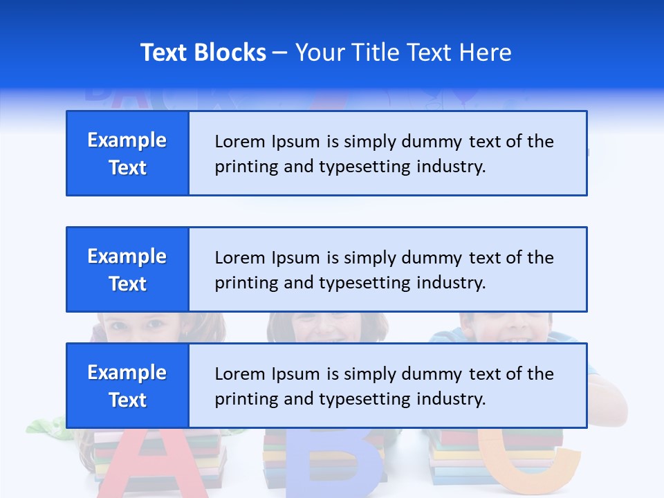 Study Primary Read PowerPoint Template