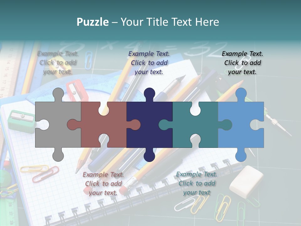 Case Accessories Studying PowerPoint Template