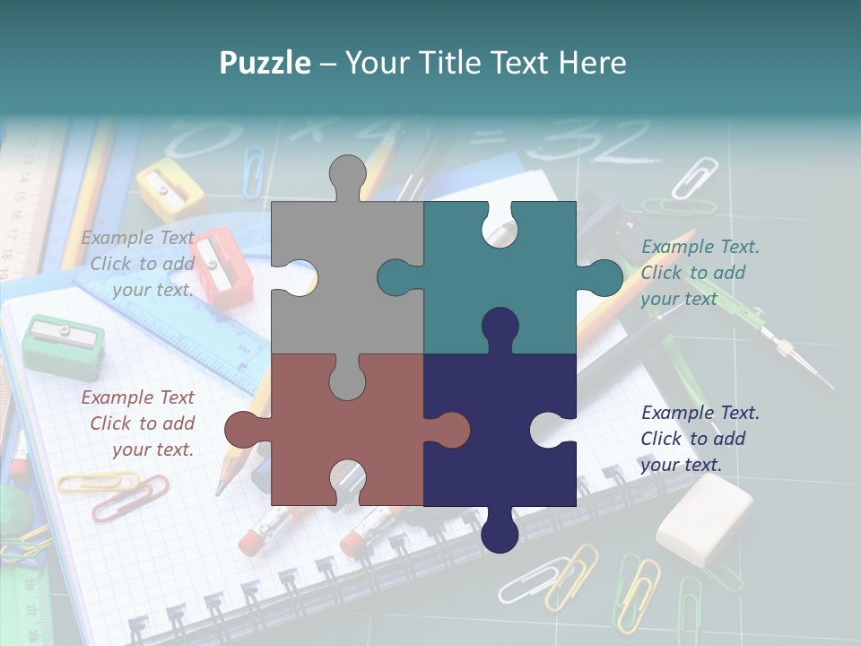 Case Accessories Studying PowerPoint Template