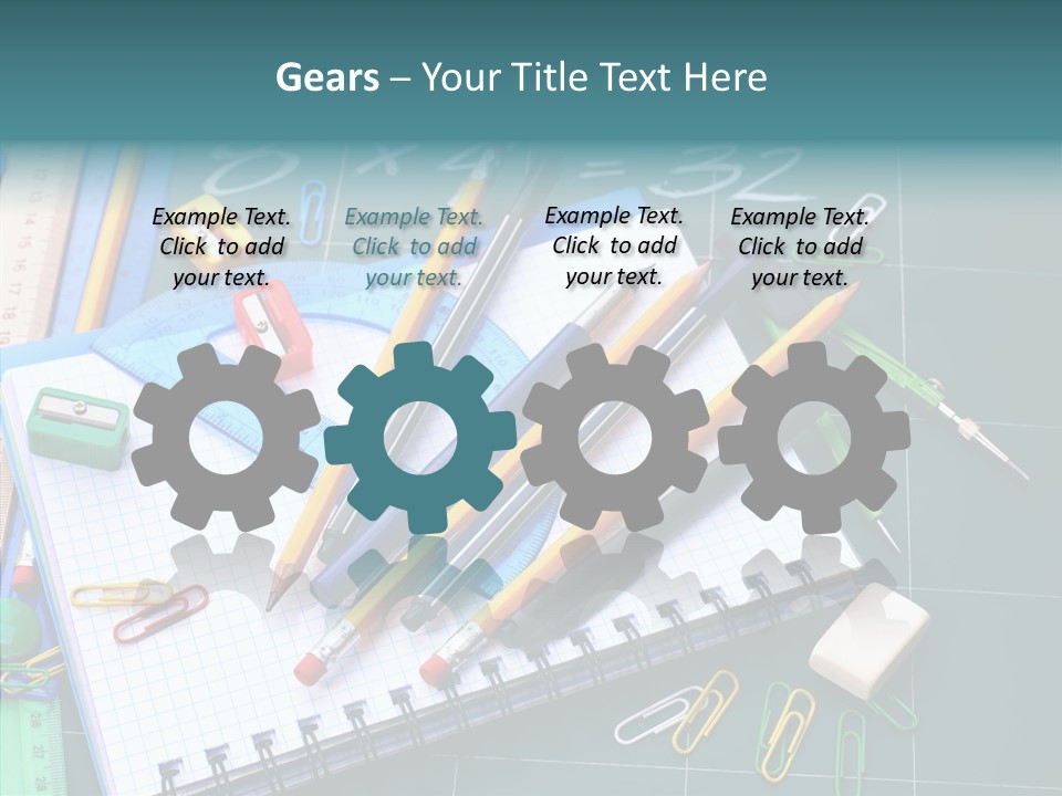 Case Accessories Studying PowerPoint Template