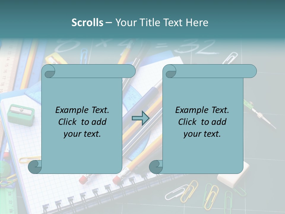 Case Accessories Studying PowerPoint Template