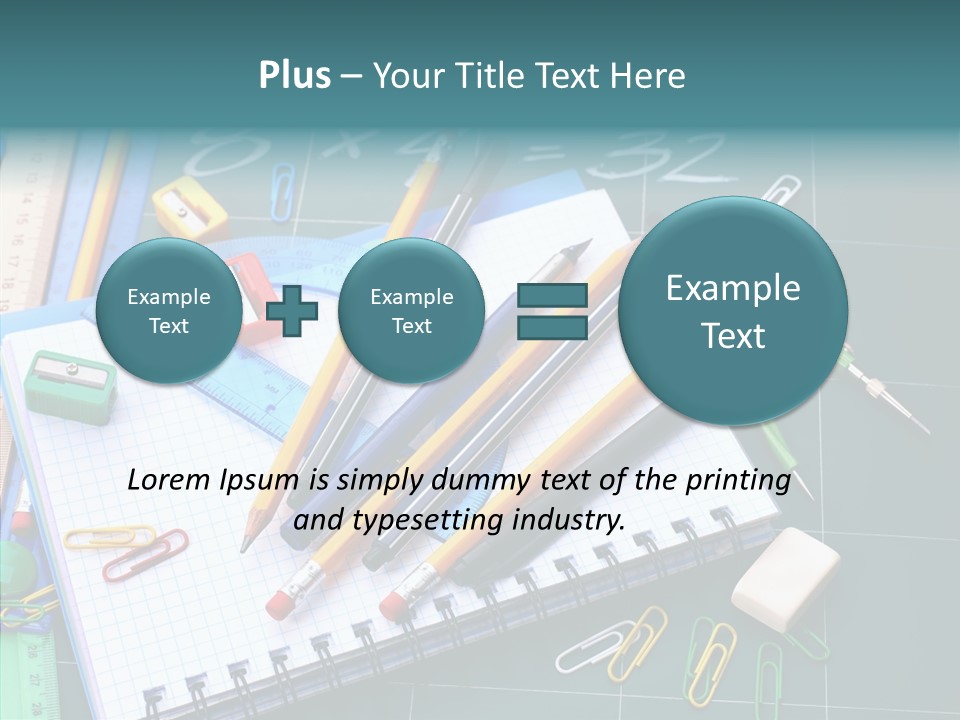 Case Accessories Studying PowerPoint Template