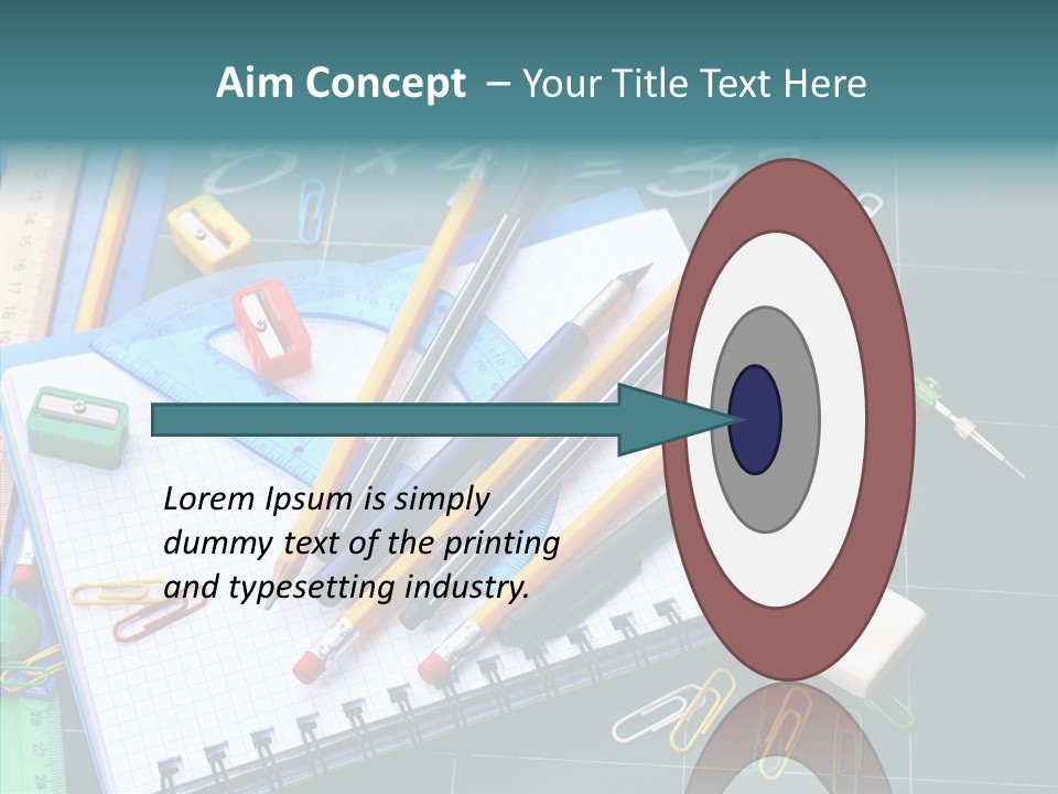 Case Accessories Studying PowerPoint Template