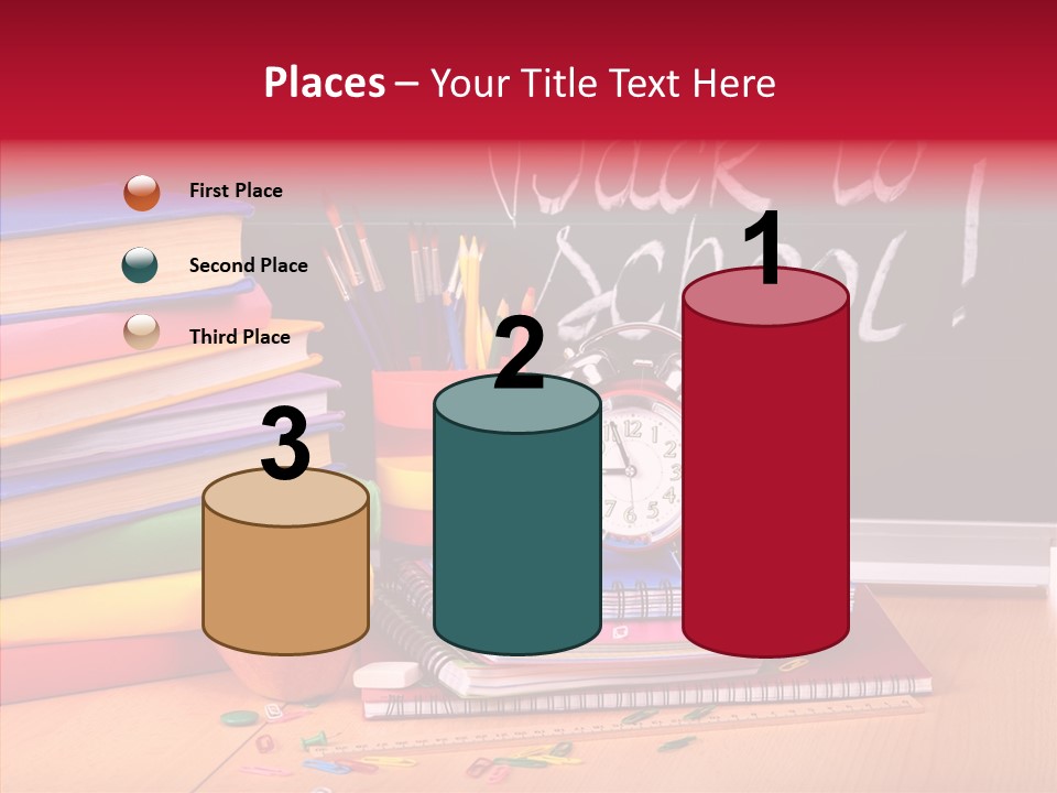 Chalk Backpack Creativity PowerPoint Template