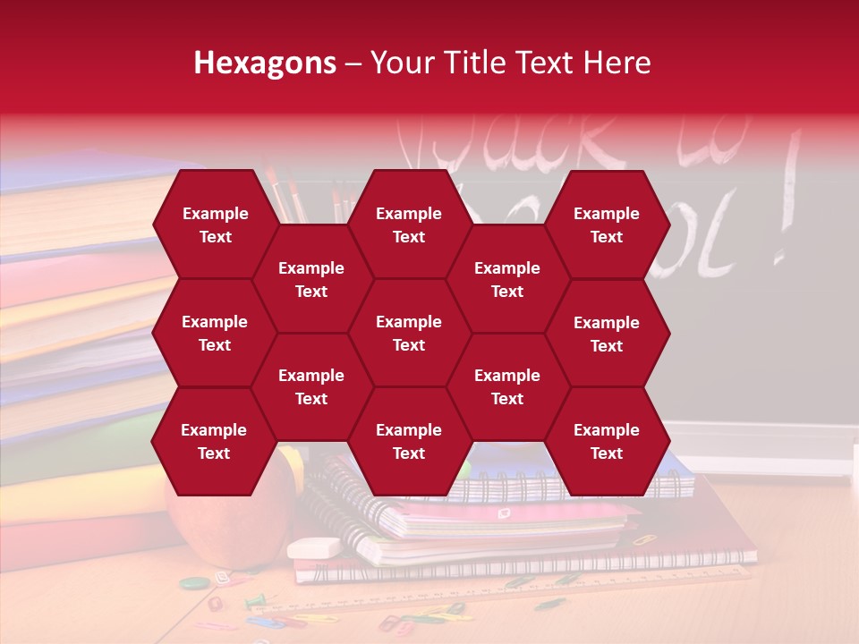 Chalk Backpack Creativity PowerPoint Template