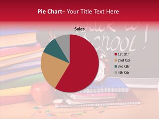 Chalk Backpack Creativity PowerPoint Template