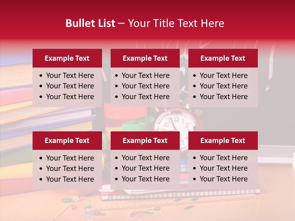 Chalk Backpack Creativity PowerPoint Template