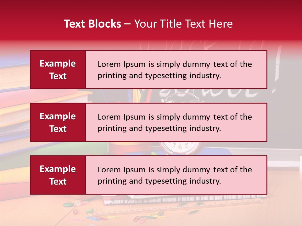 Chalk Backpack Creativity PowerPoint Template