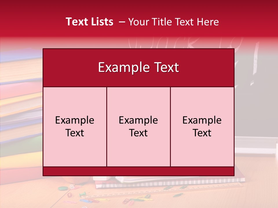 Chalk Backpack Creativity PowerPoint Template