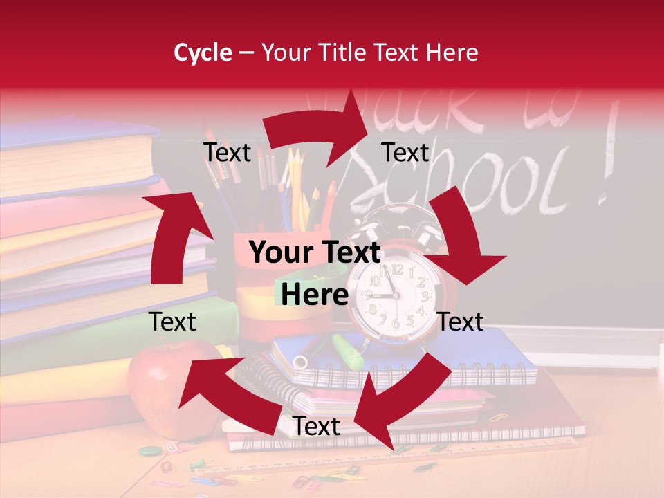 Chalk Backpack Creativity PowerPoint Template