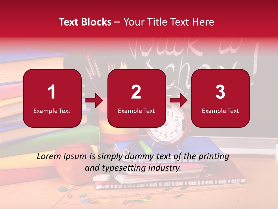 Chalk Backpack Creativity PowerPoint Template