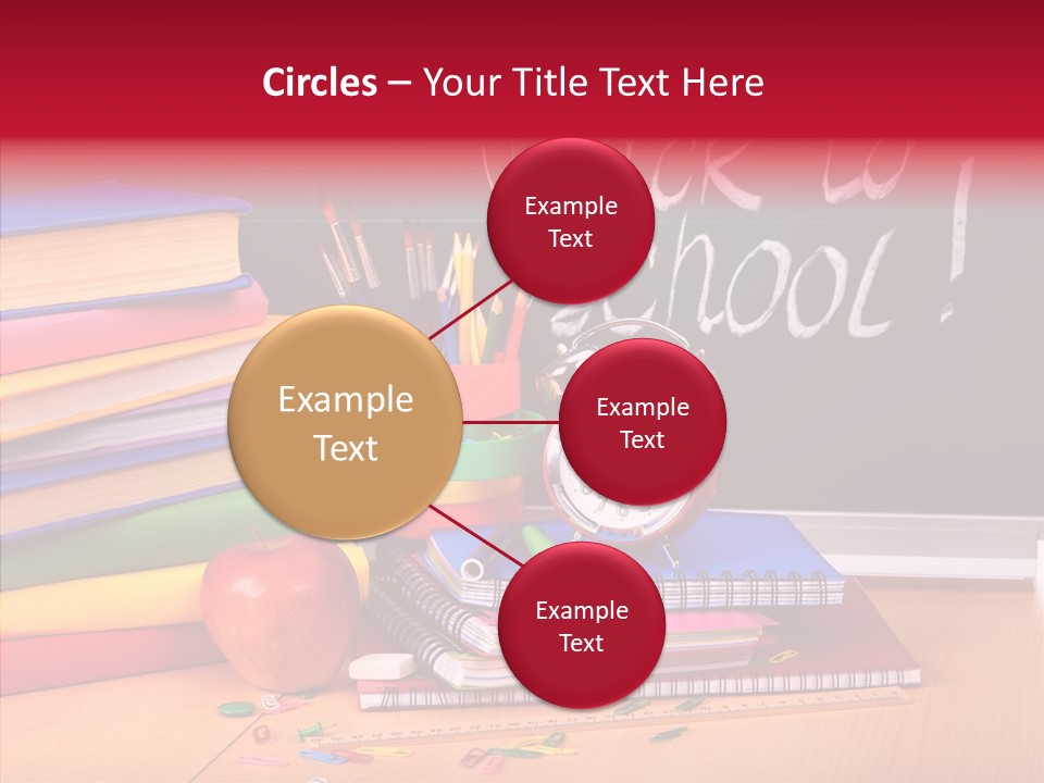 Chalk Backpack Creativity PowerPoint Template