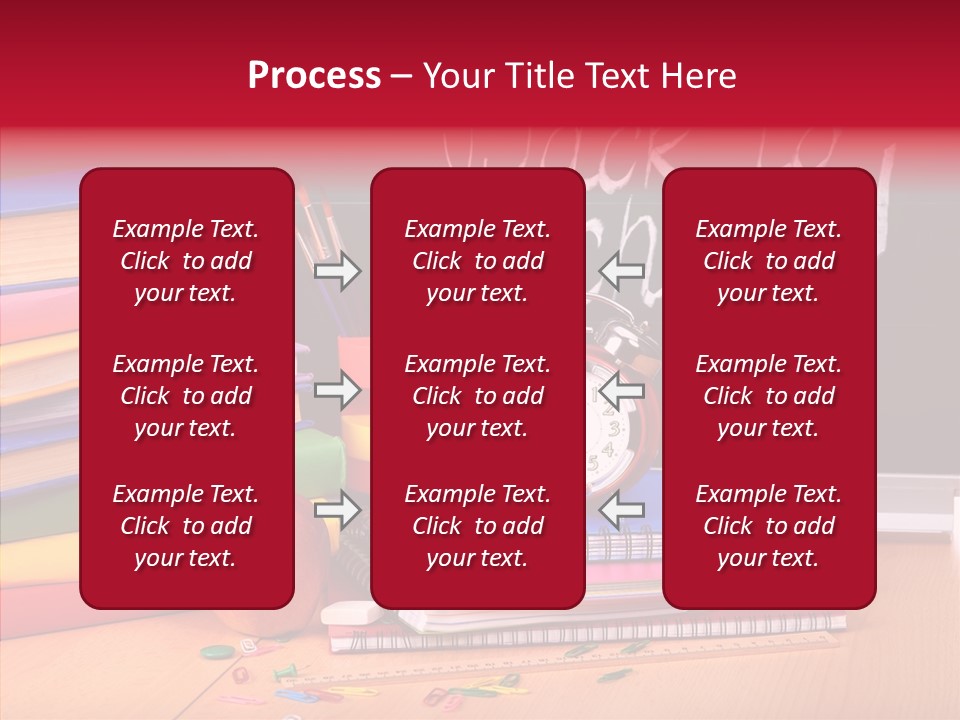 Chalk Backpack Creativity PowerPoint Template