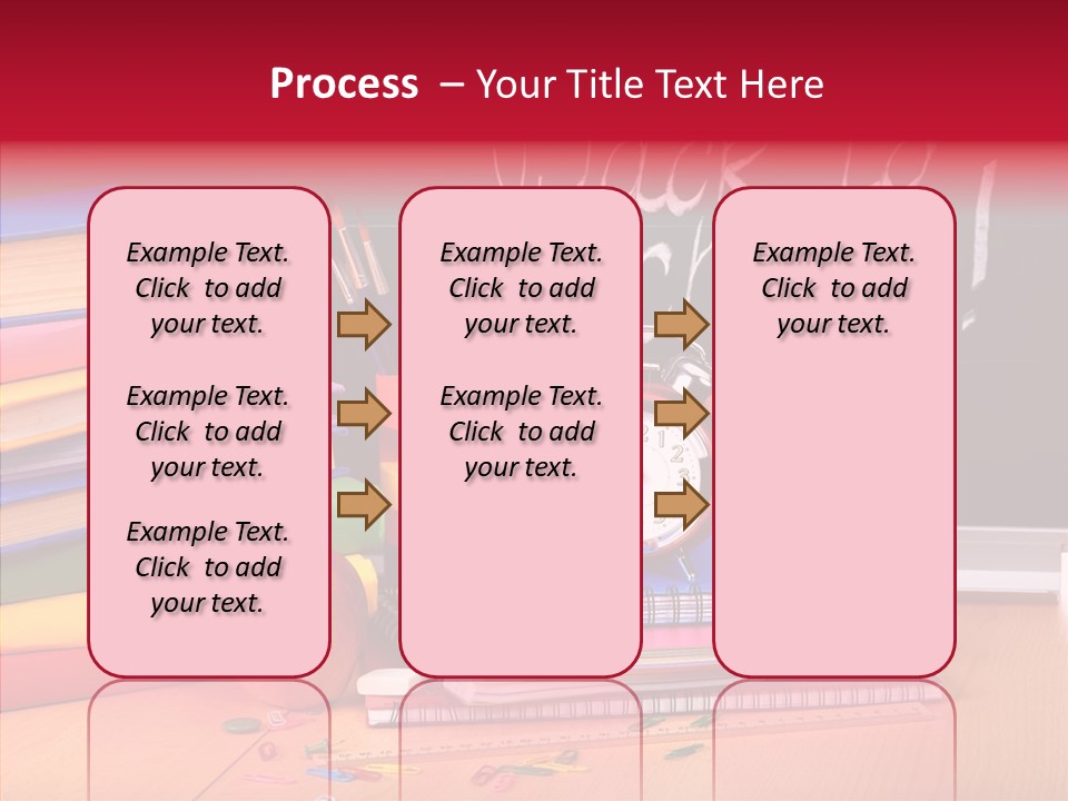 Chalk Backpack Creativity PowerPoint Template