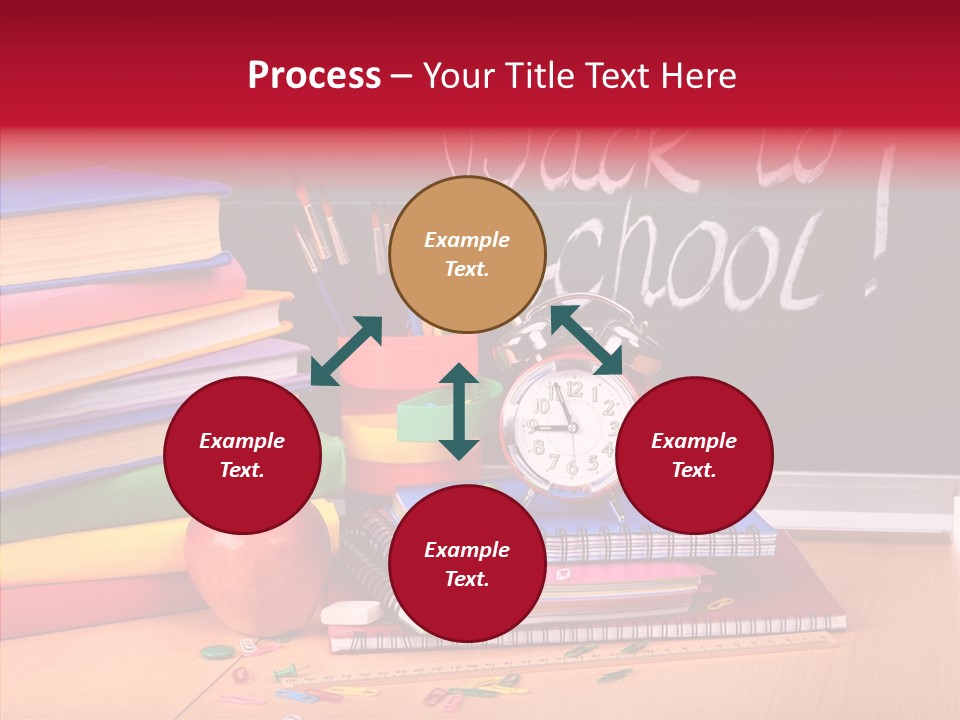 Chalk Backpack Creativity PowerPoint Template