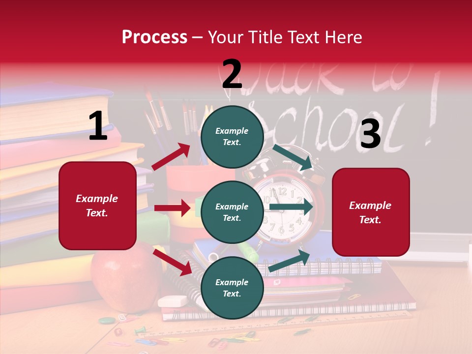 Chalk Backpack Creativity PowerPoint Template