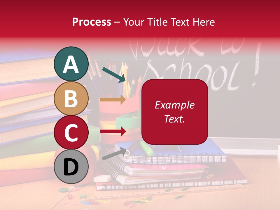 Chalk Backpack Creativity PowerPoint Template