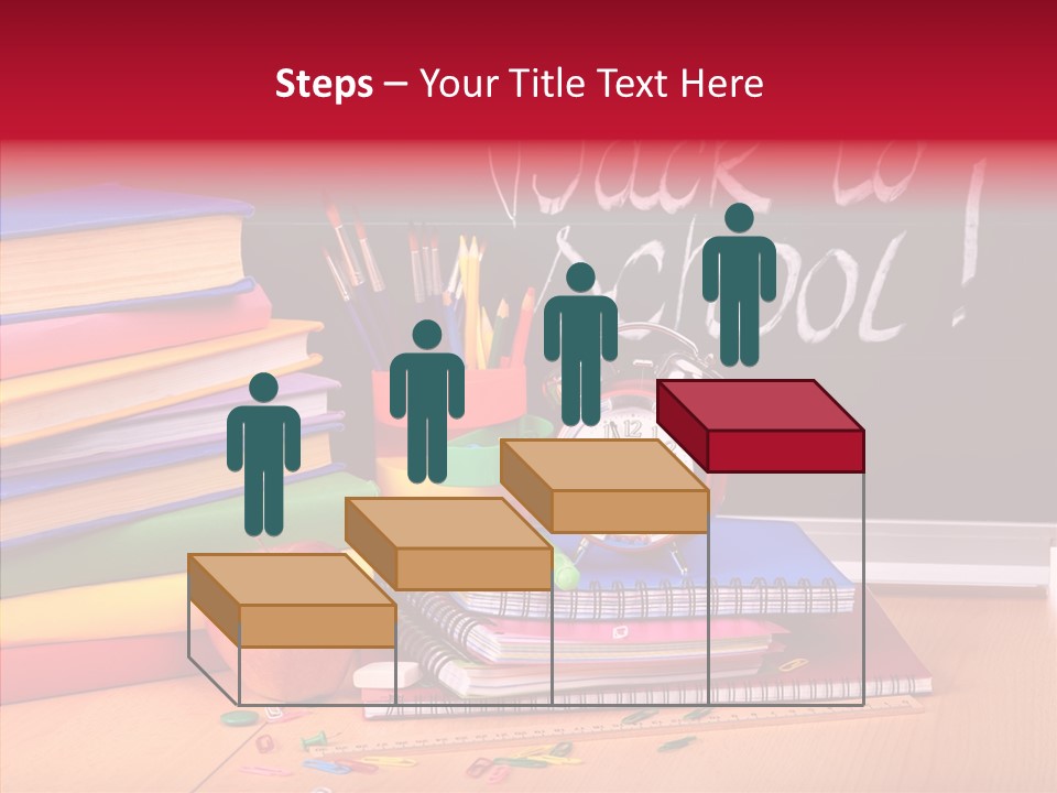 Chalk Backpack Creativity PowerPoint Template