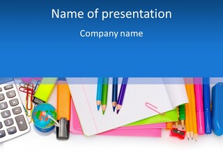 Business Education Globe PowerPoint Template