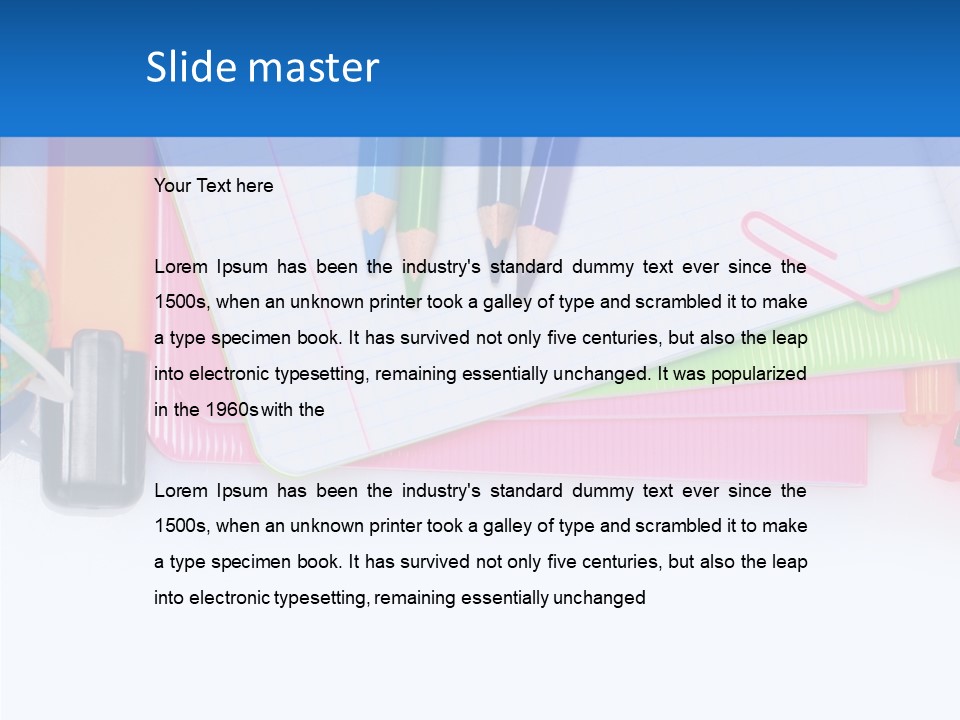 Business Education Globe PowerPoint Template