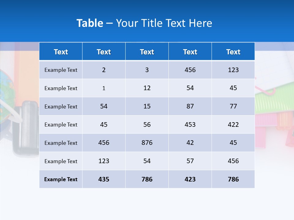Business Education Globe PowerPoint Template