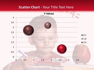 Isolated Pupil School PowerPoint Template