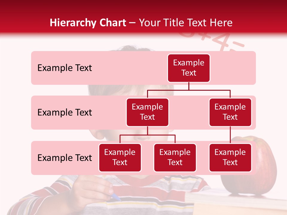 Isolated Pupil School PowerPoint Template