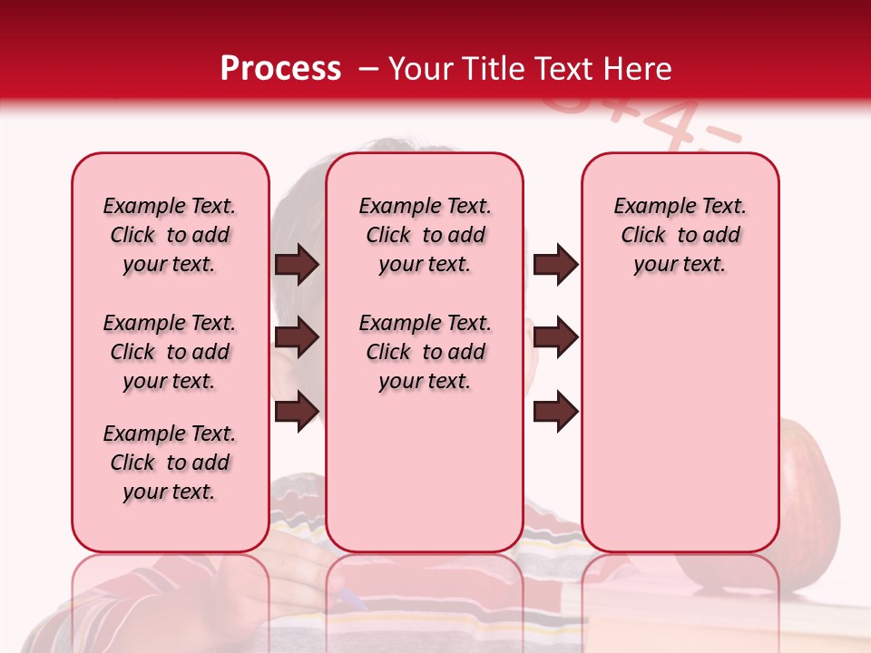 Isolated Pupil School PowerPoint Template