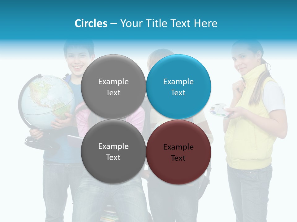Classmate Scholar Cute PowerPoint Template