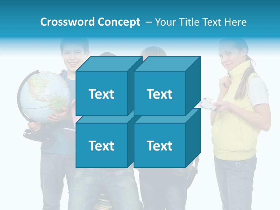 Classmate Scholar Cute PowerPoint Template