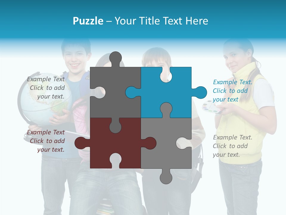 Classmate Scholar Cute PowerPoint Template